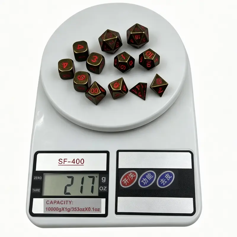 11PCS-Foxbone-Metal-DND-Dice-Set-DD-Extra-D6-D20-Compatible-with-Dungeons-and-Dragons-TTRPG-Games-Antique-Copper-11PCS