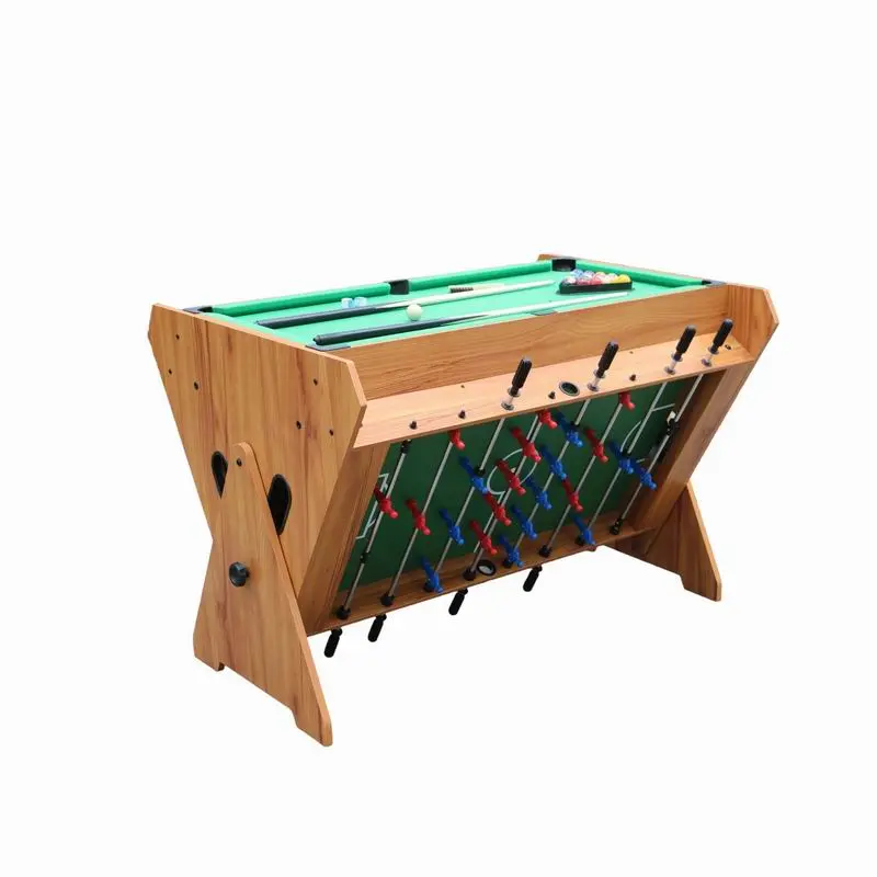 3 in 1 4 Inch Multi Game Table 3 in 1 Combo Game Table 4 Inch 3 in 1 Multi Function Game Table Mini Foosball Air Hockey Pool Table 3 in 1 Tabletop Game Table Mini Multi Game Table Foosball Hockey Billiard Table