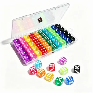 50-Pieces-Dice-Set-14mm-Standard-6-Sided-Colored-Dice-with-Plastic-Storage-Box-for-Board-Games-Teaching-Math-Party-Games