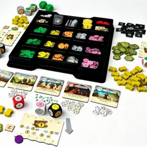 Rio Grande Games Dice Customization Strategy Game for 2-4 Players, 60 Minute Simultaneous Gameplay Board Game